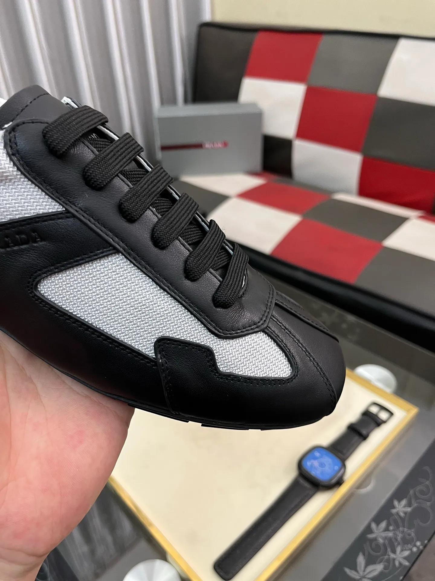 Men's men's shoes 💰458⌚️⌚️prada: new spring and summer casual shoes, sports sneakers, fabric: imported cowhide, lining: original lining, sole: original sole, size: 38-444️⃣colors available